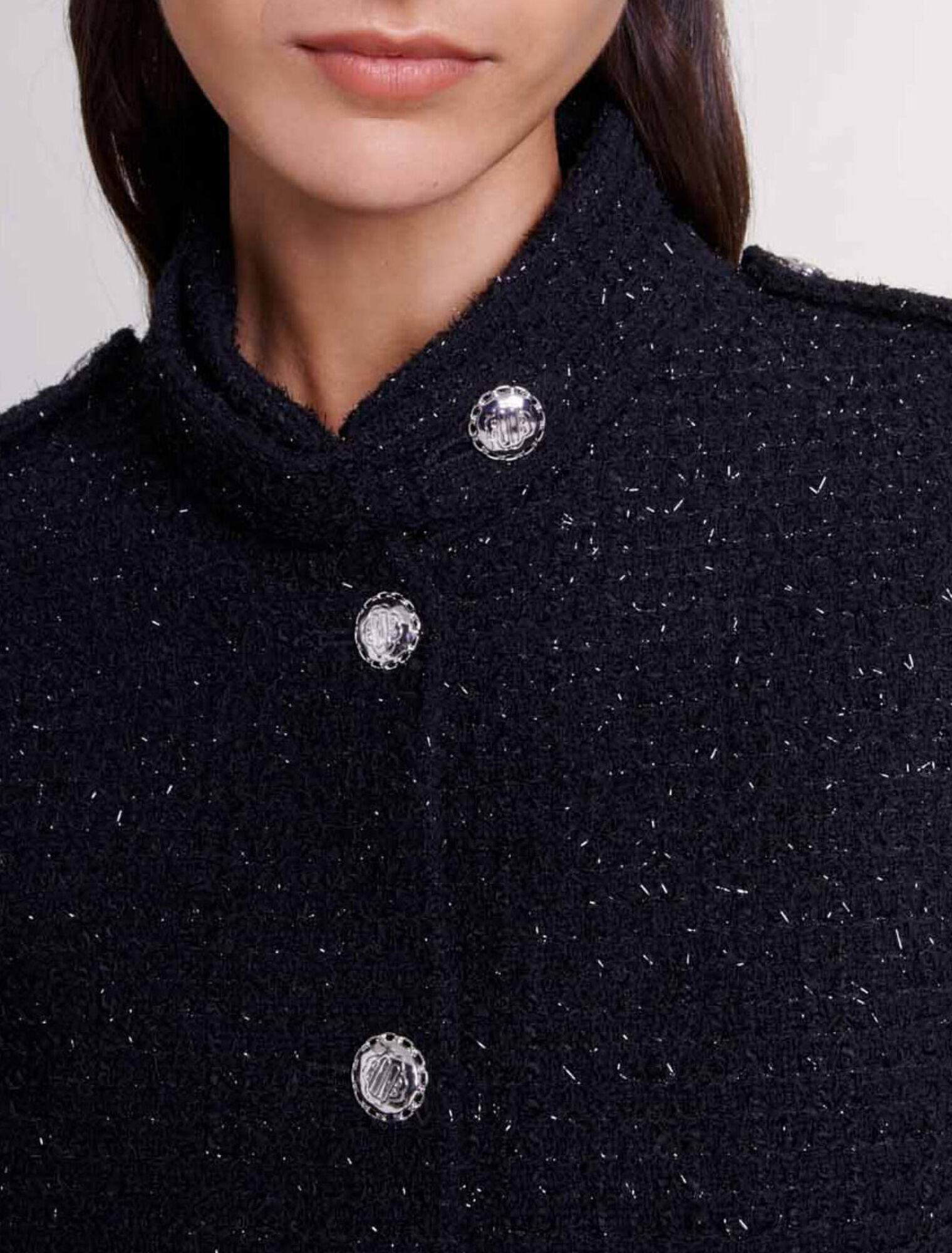 Veste courte en tweed