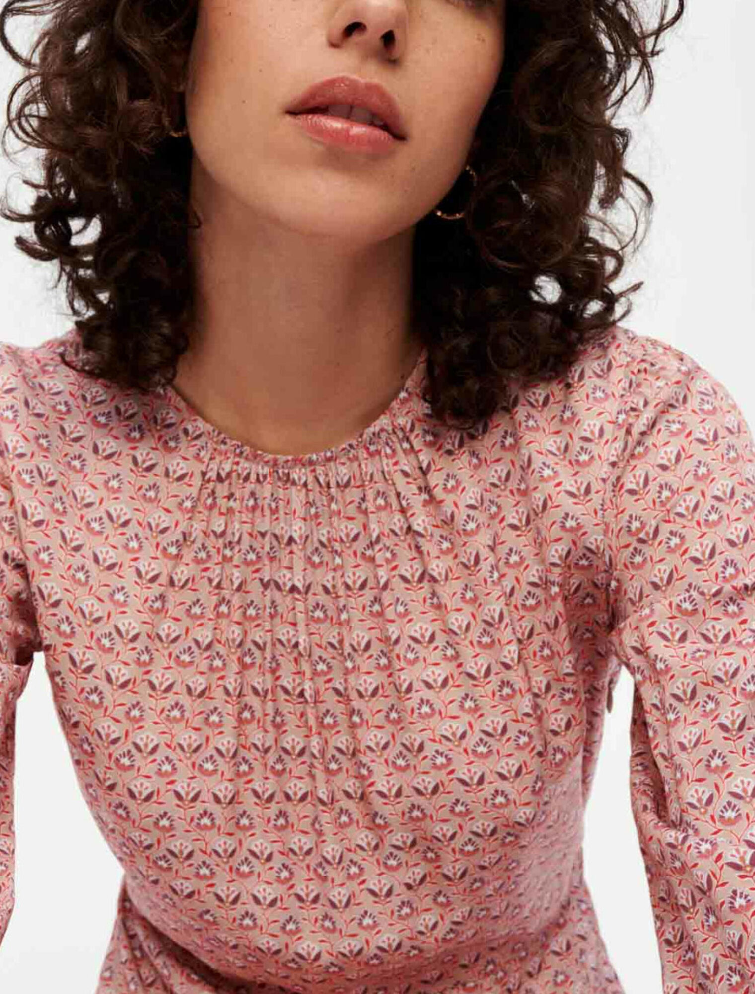 Robe en viscose imprimée