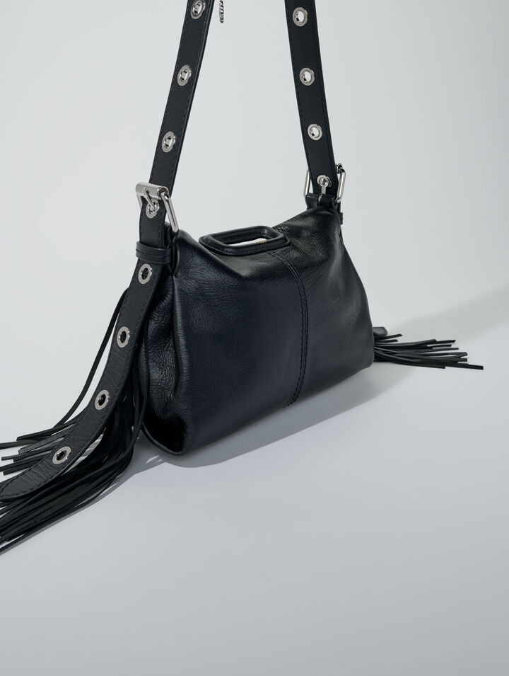 Sac Miss M mini en cuir craquelé