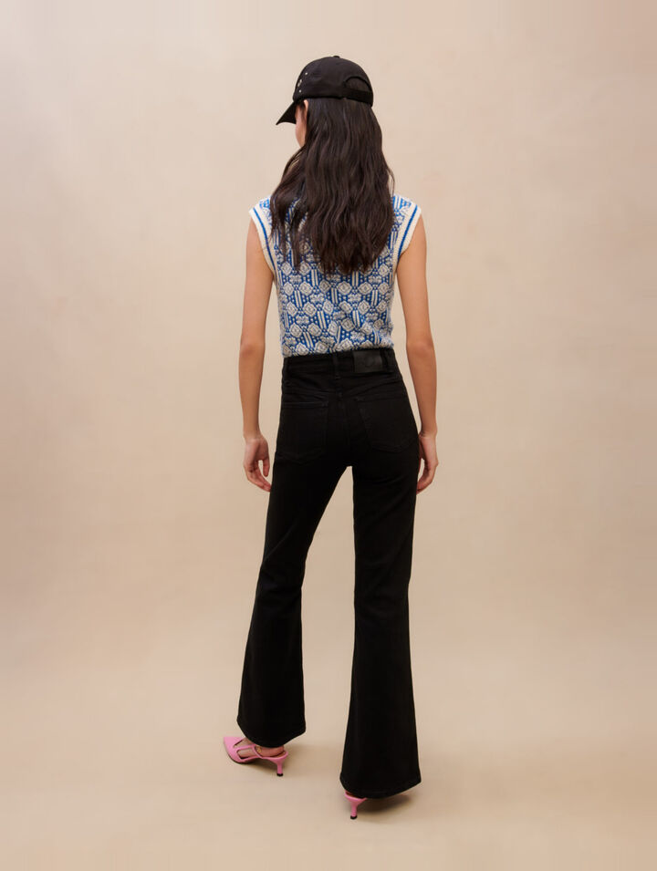 Pantalon taille haute