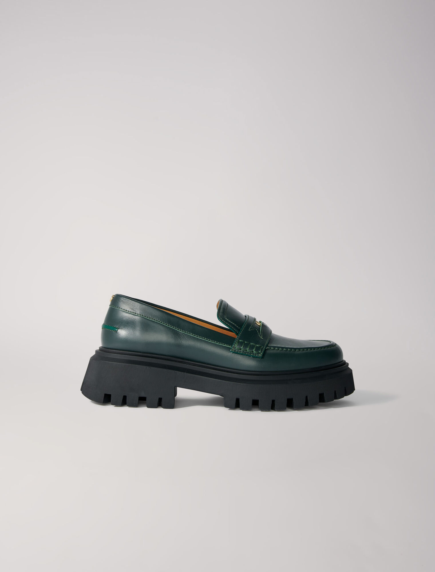 Mocassins en cuir à plateforme