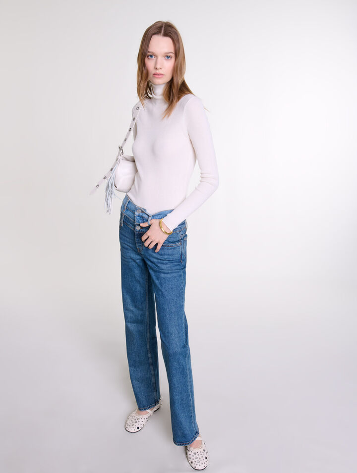 Jean double ceinture 