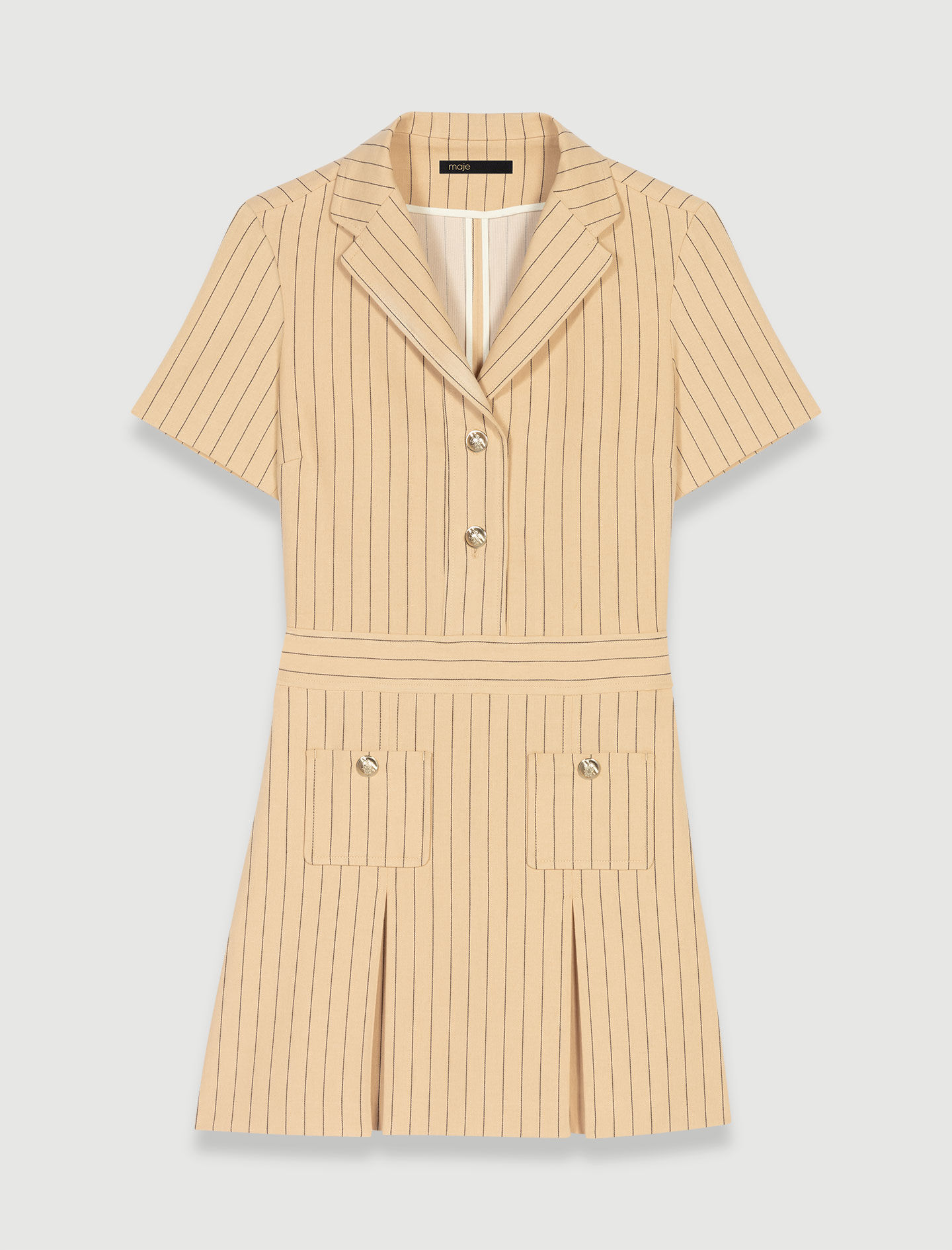 Robe courte a rayures Offline Dresses Maje