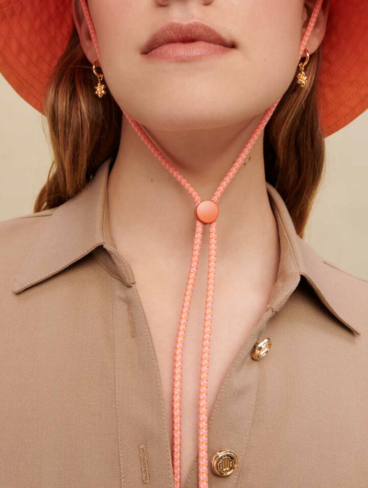 Robe courte boutonnée