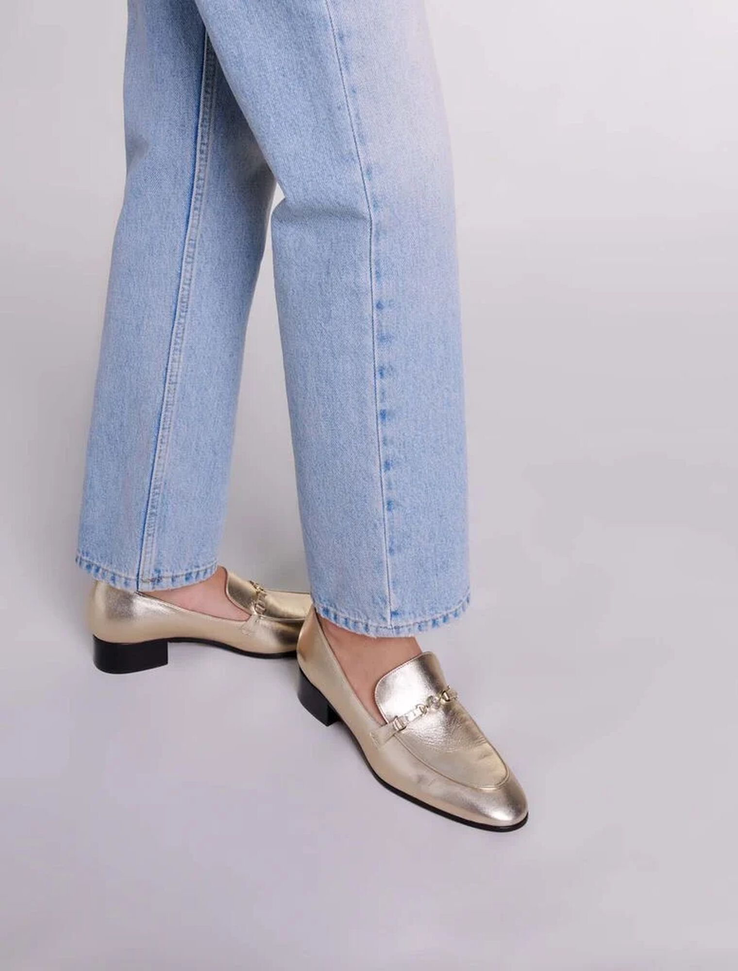Mocassins en cuir