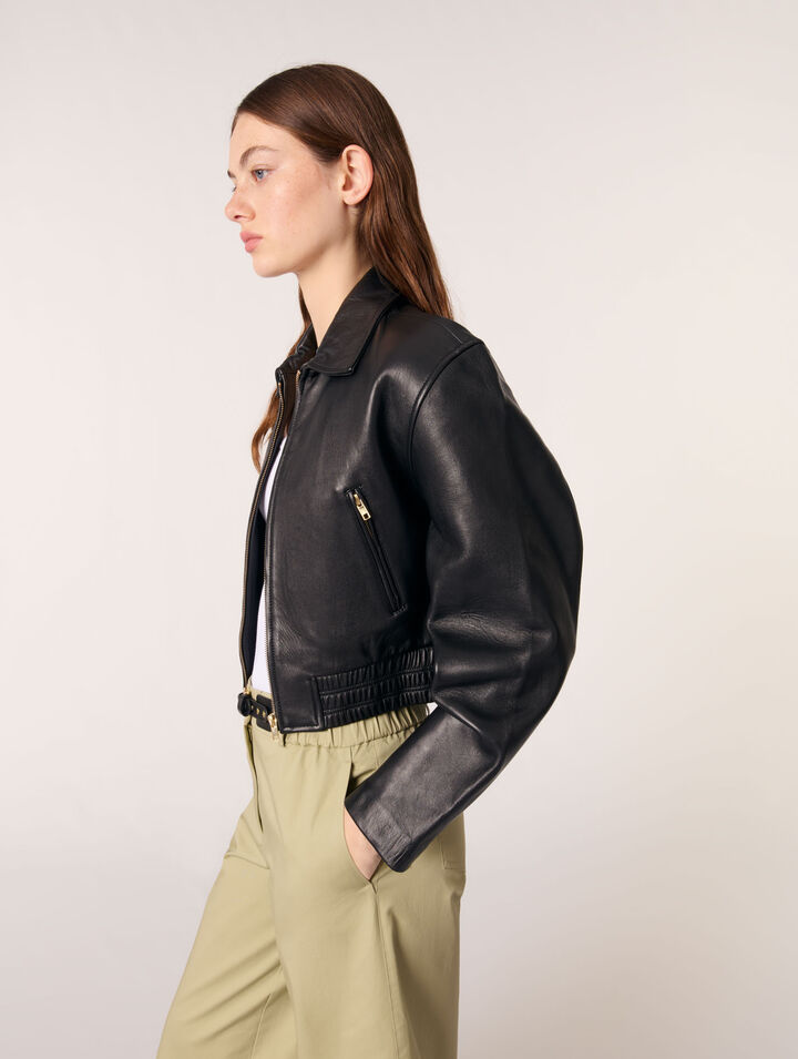 Blouson en cuir