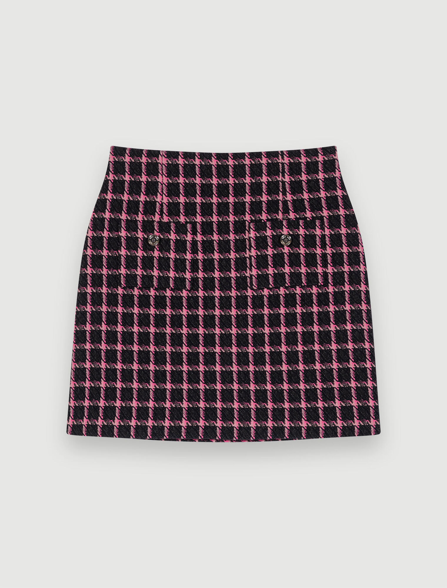 Jupe courte en tweed