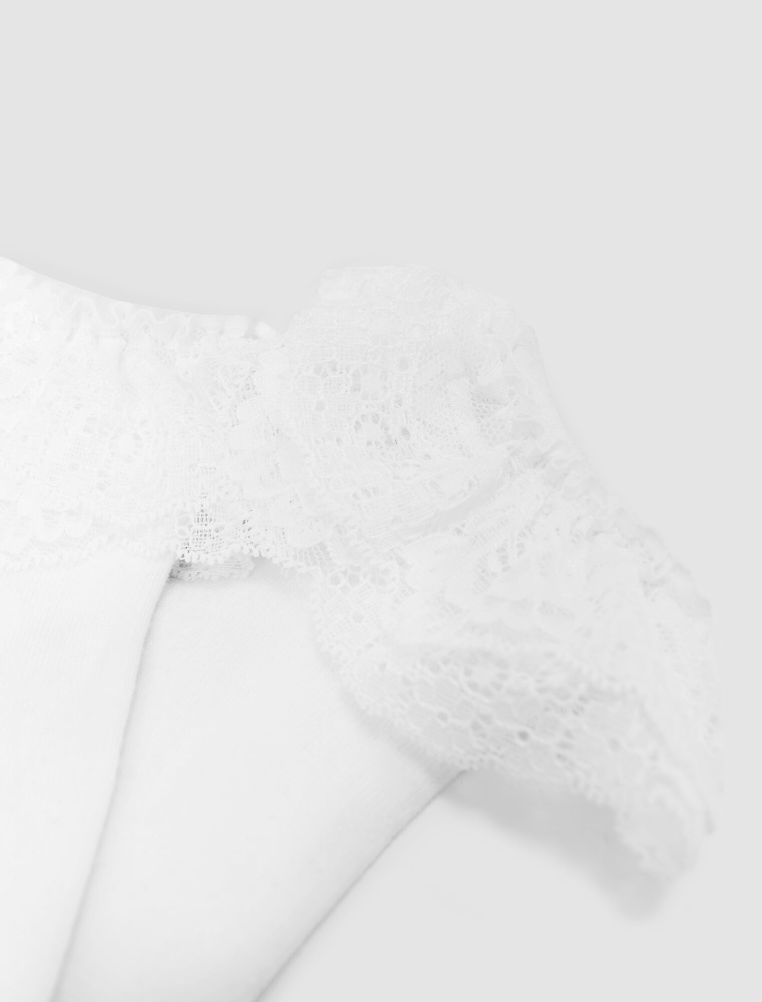 Chaussettes à volants dentelle