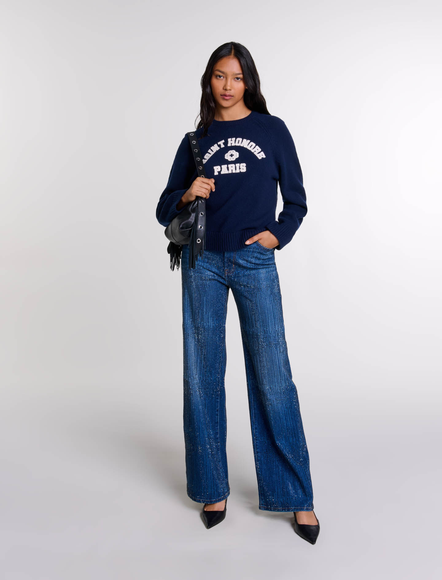Jean maje taille haute 2025