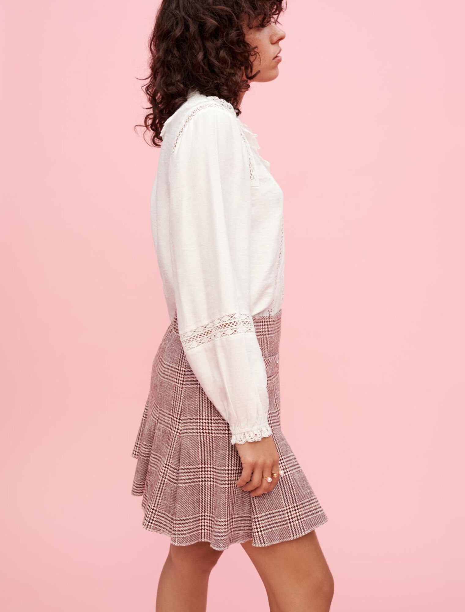Chemise à broderies anglaises