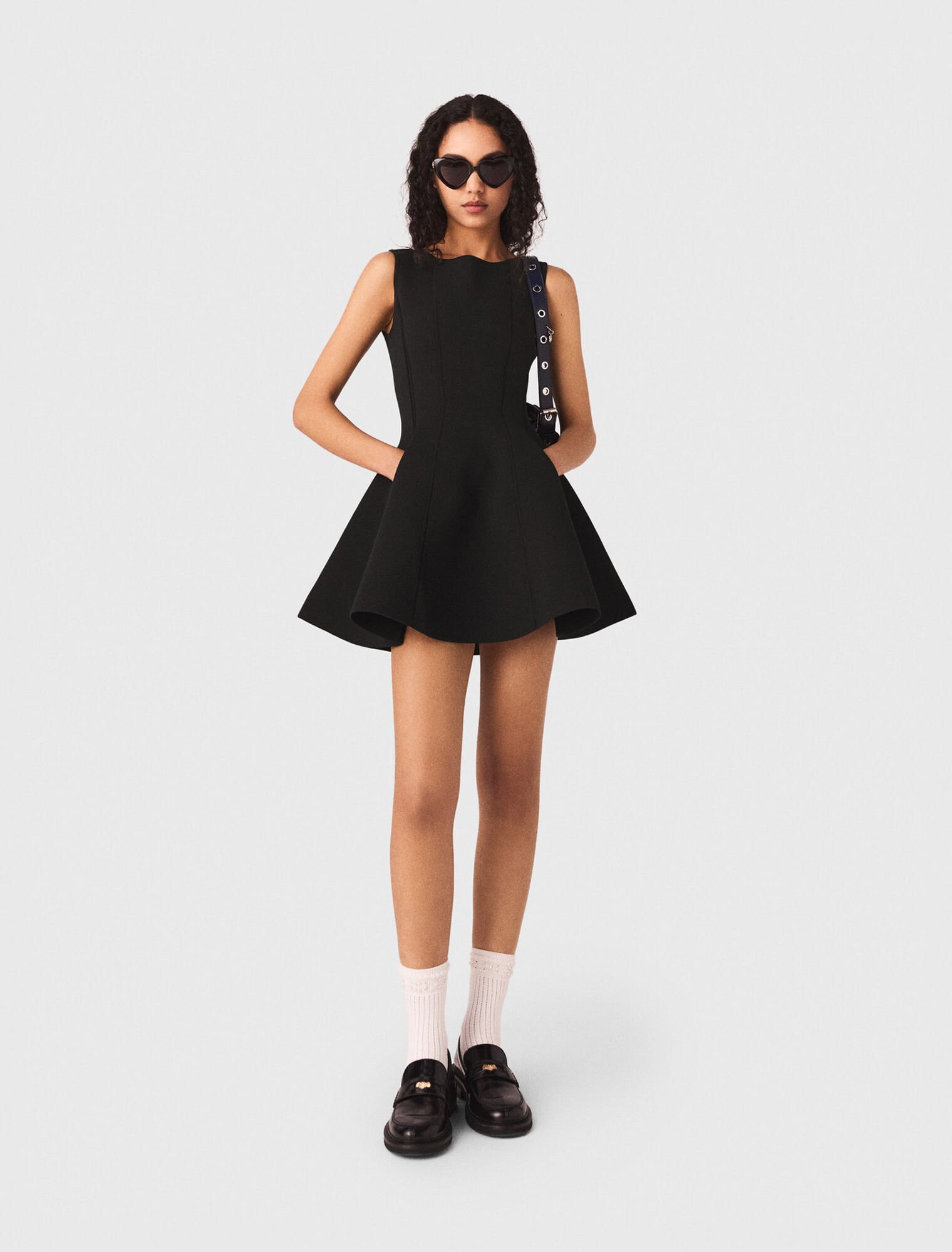 Robe patineuse avec n&oelig;uds bijoux