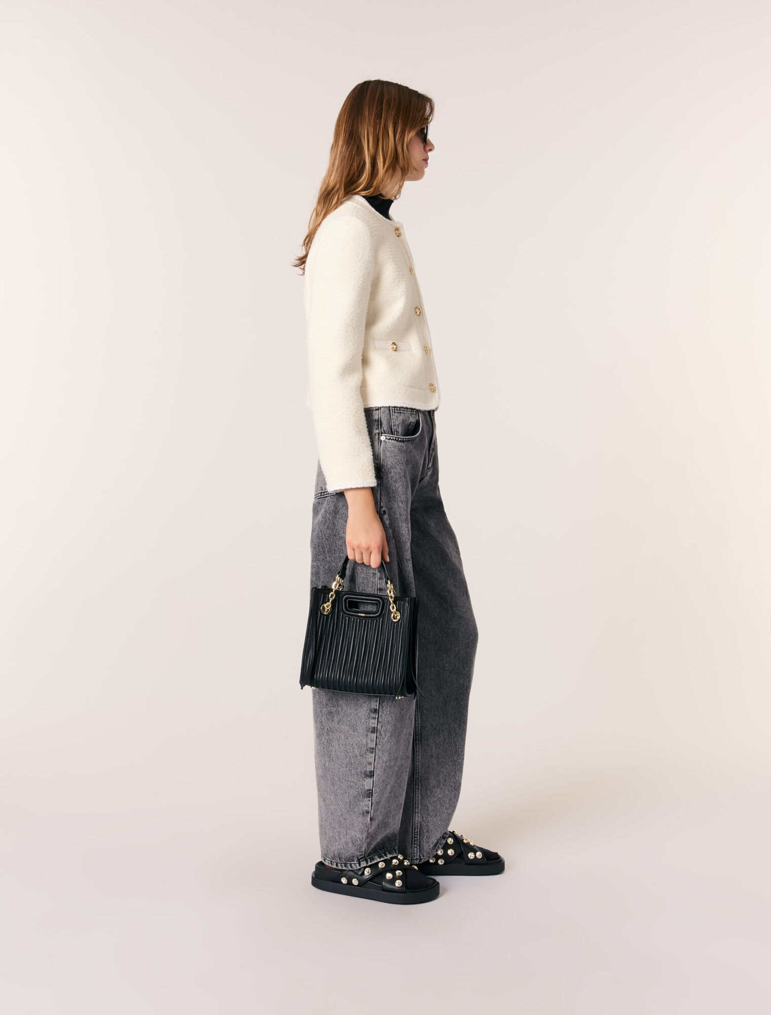 Veste courte en tweed