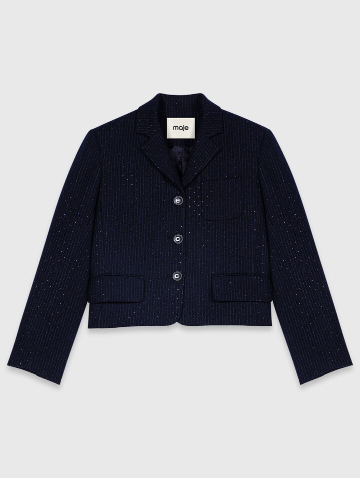 Veste de tailleur courte
