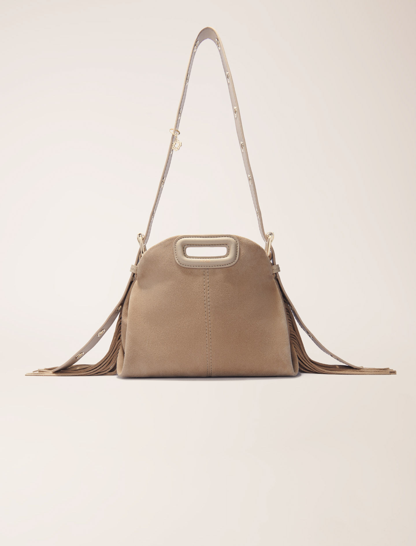 maje Miss M mini suede Camel