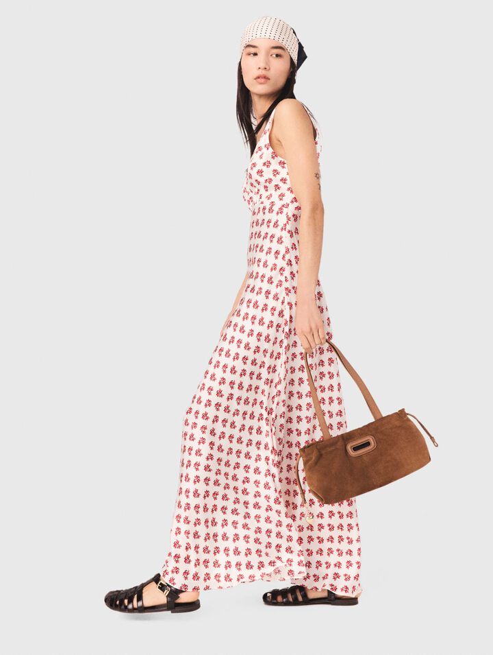 Robe imprim&eacute;e en soie