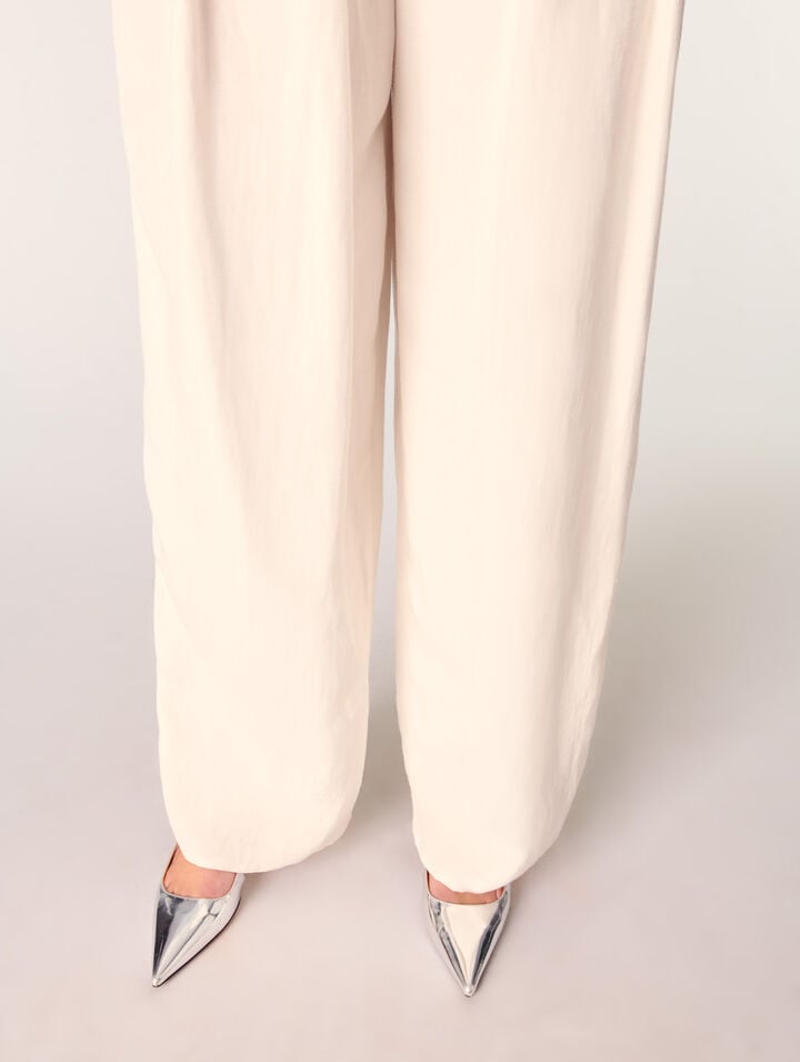 Pantalon de tailleur large