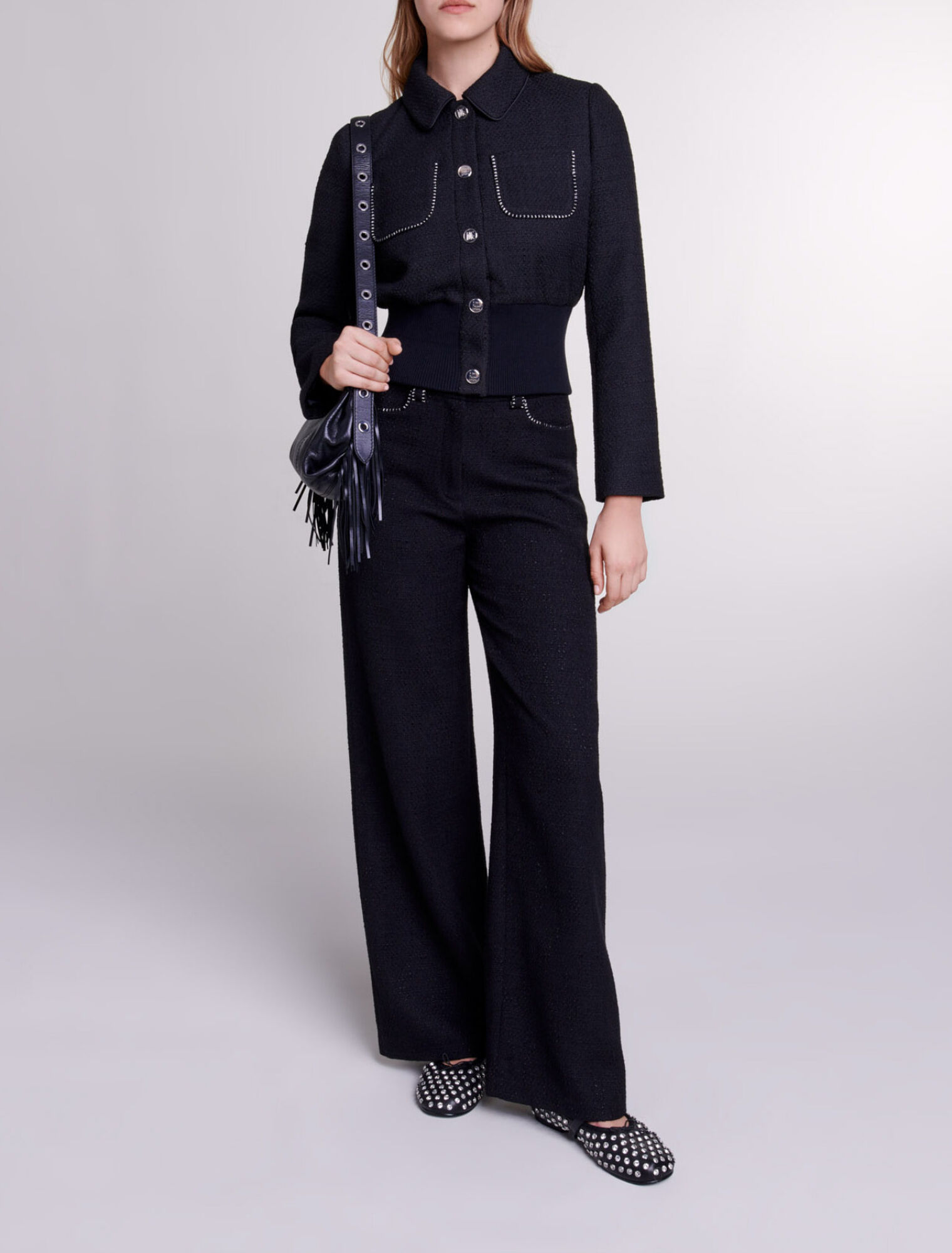 Blouson en tweed