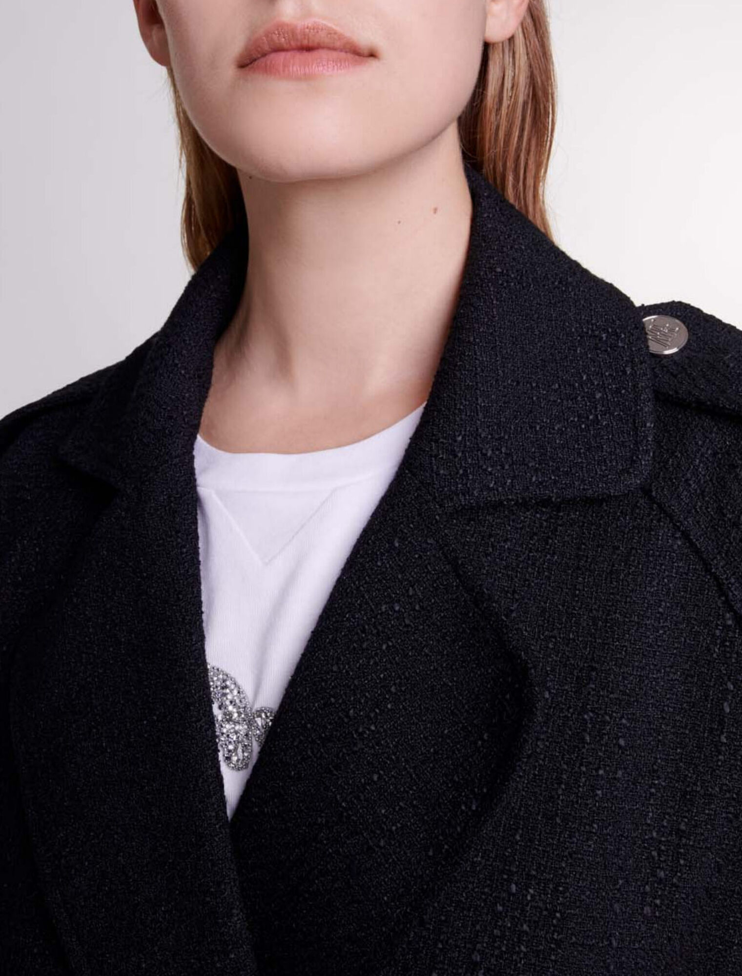 Trench en tweed