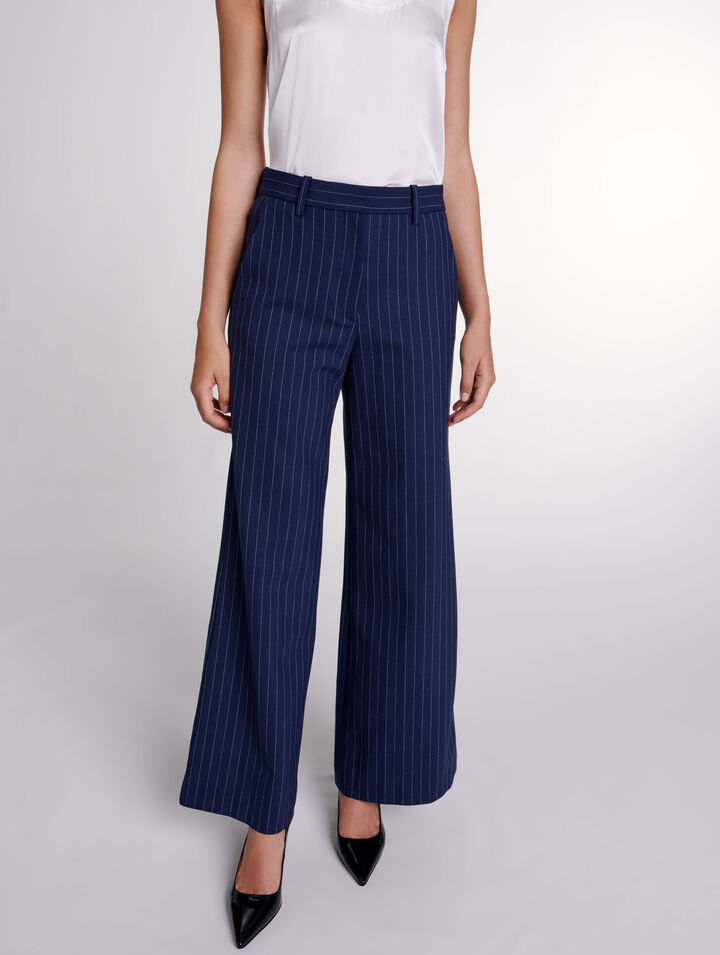 Pantalon à rayures 