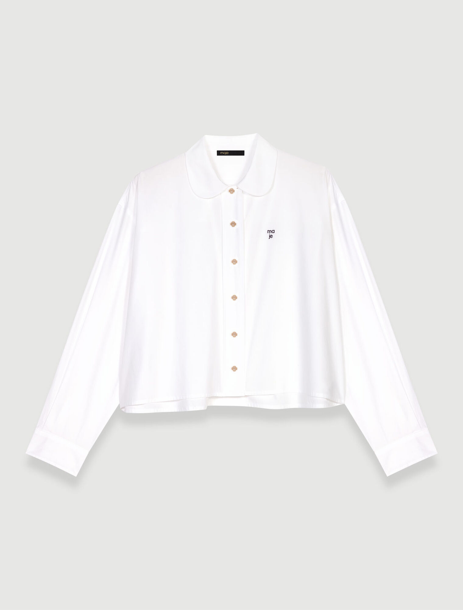 Chemise courte en coton