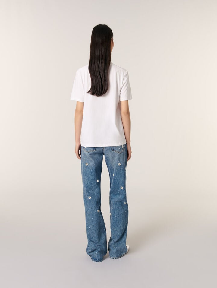Tee-shirt brodé