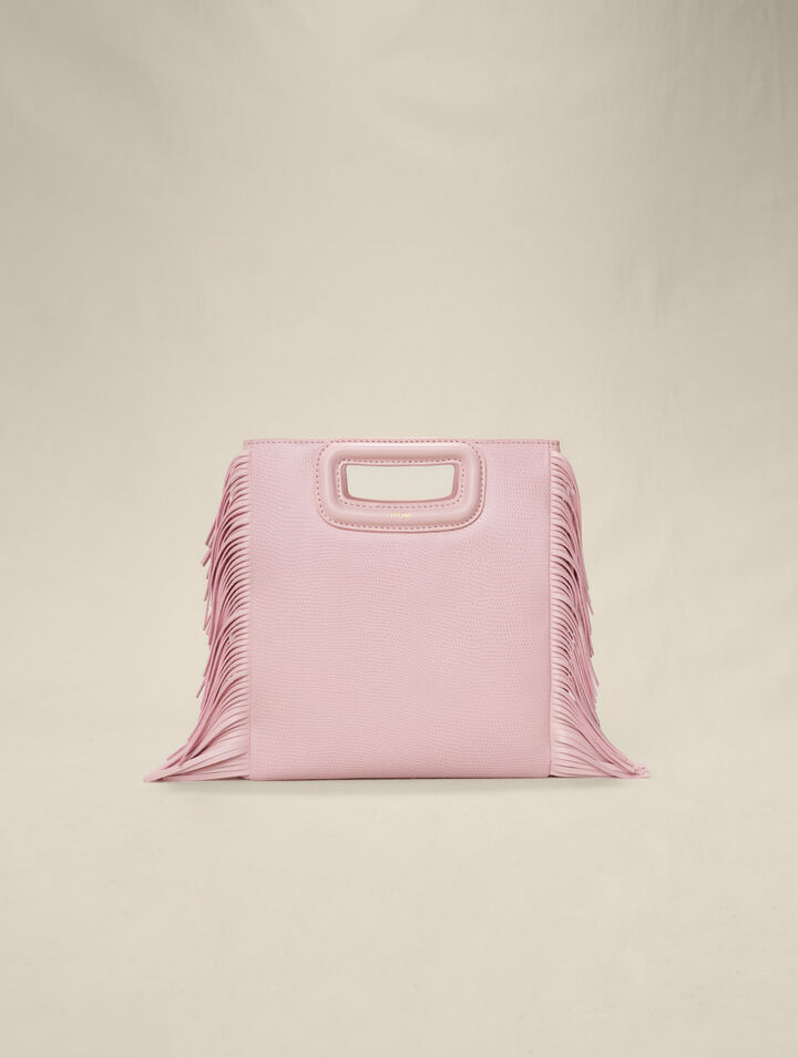 Sac M en cuir embossé lézard