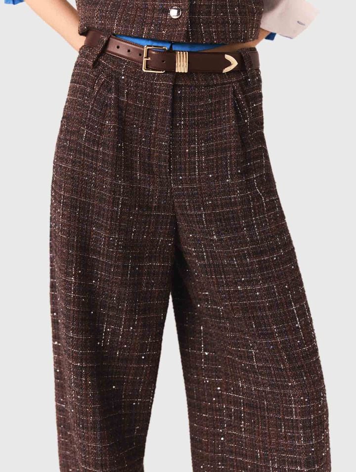 Pantalon en tweed