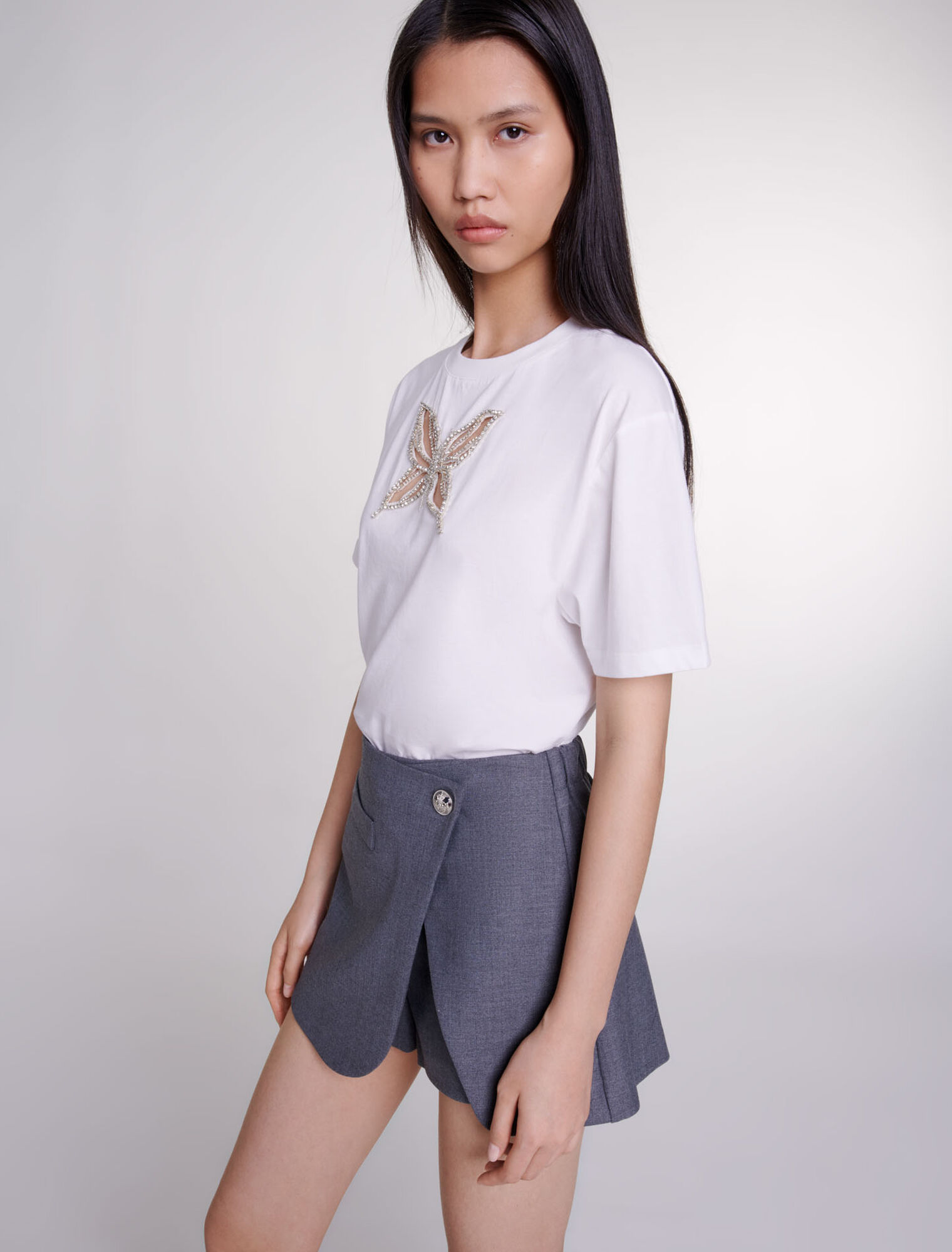 Jupe short portefeuille