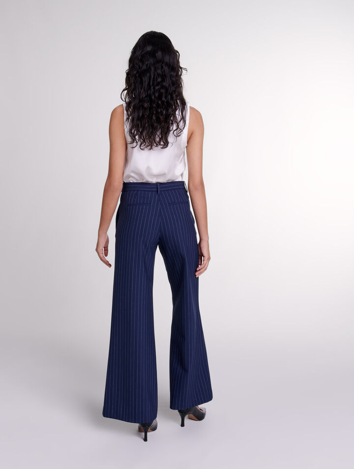 Pantalon à rayures 