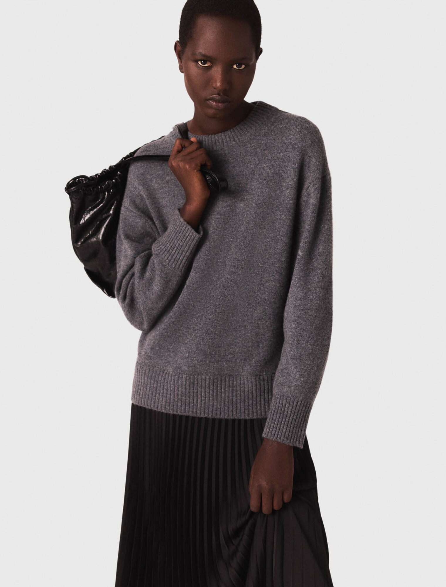 Robe longue bimatiere