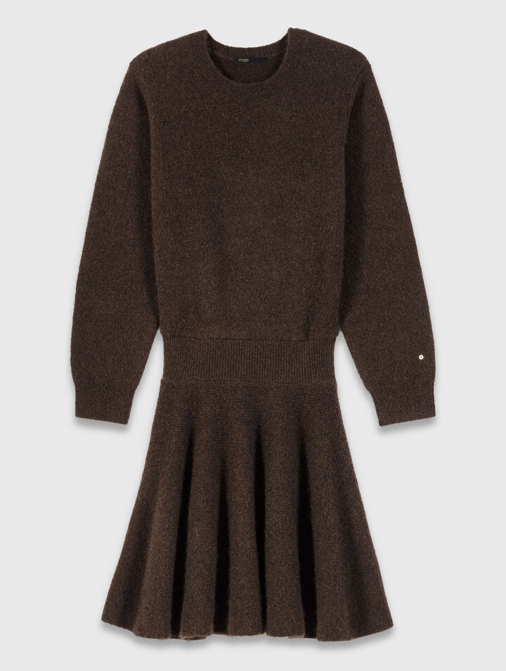 Robe courte en melange de yak