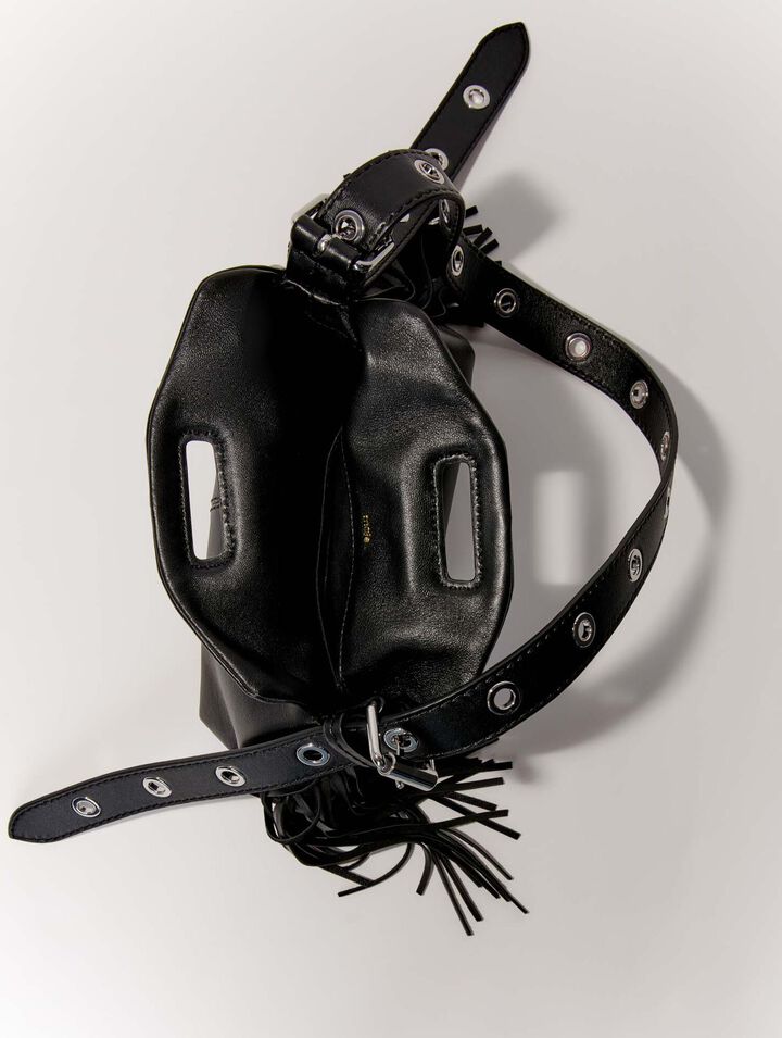 Sac Miss M mini en cuir lisse