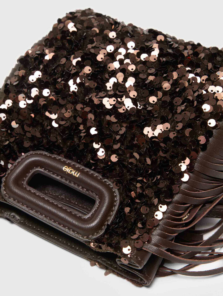 Sac M mini à sequins