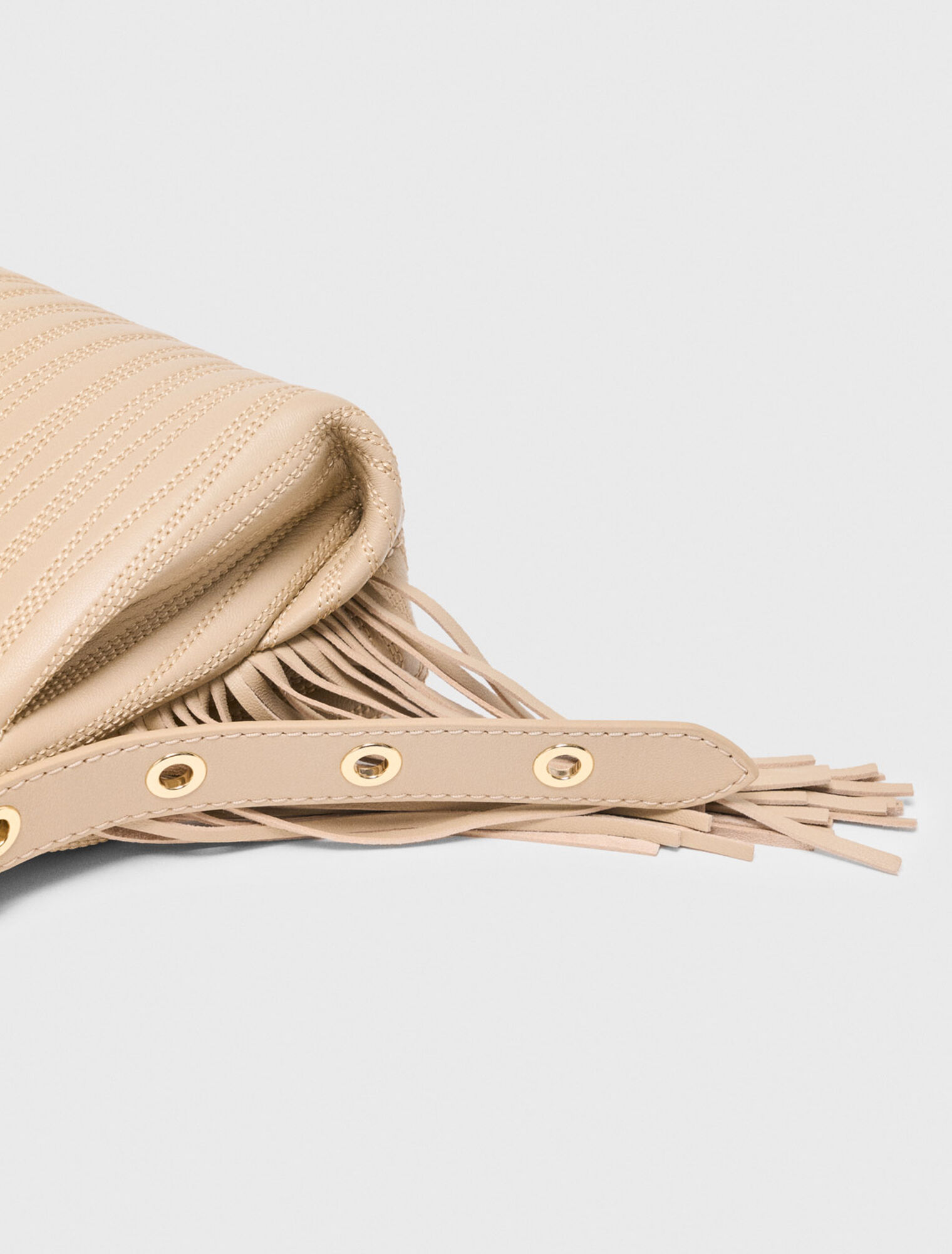 Sac Miss M mini en cuir surpiqu&eacute;