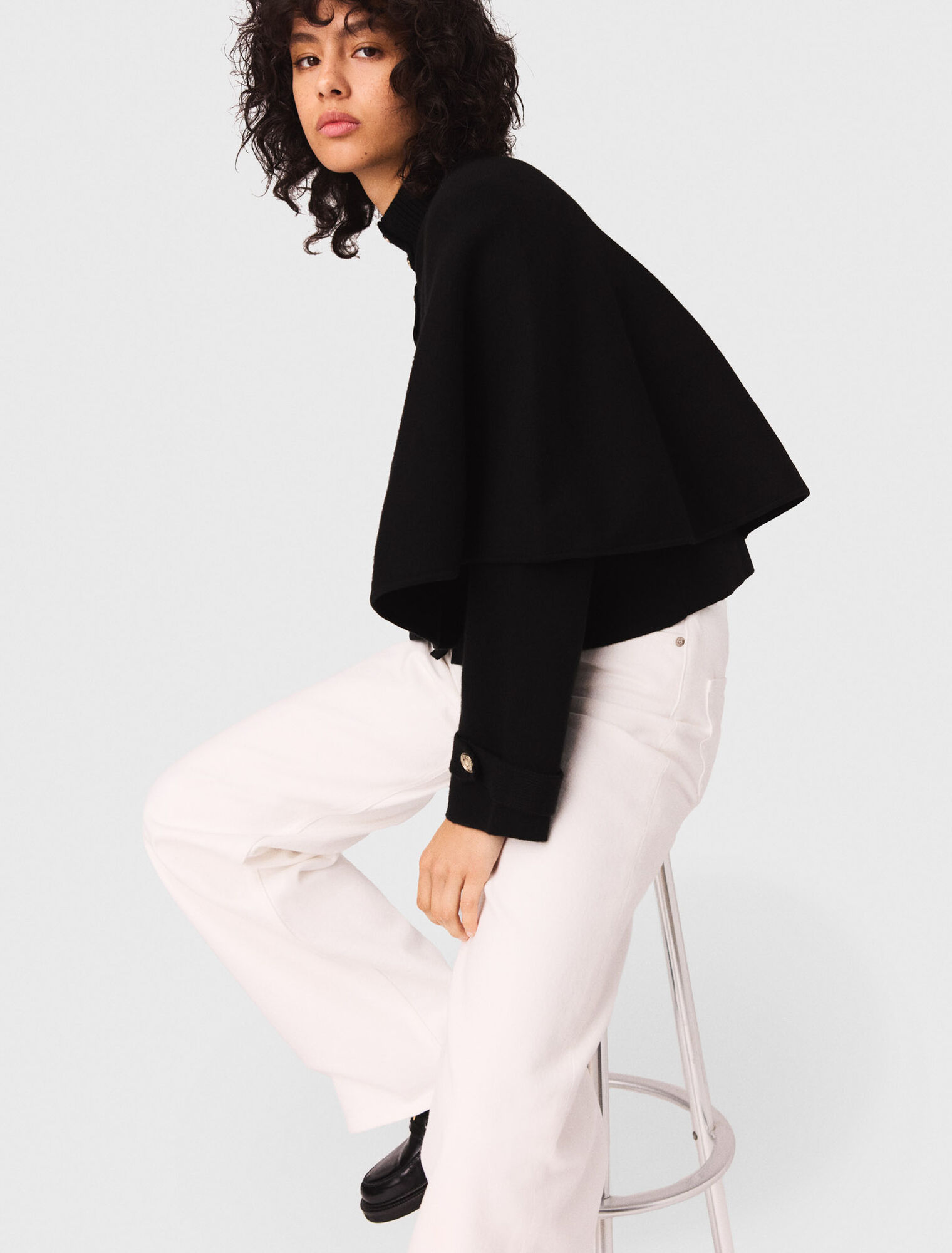 Cardigan effet cape