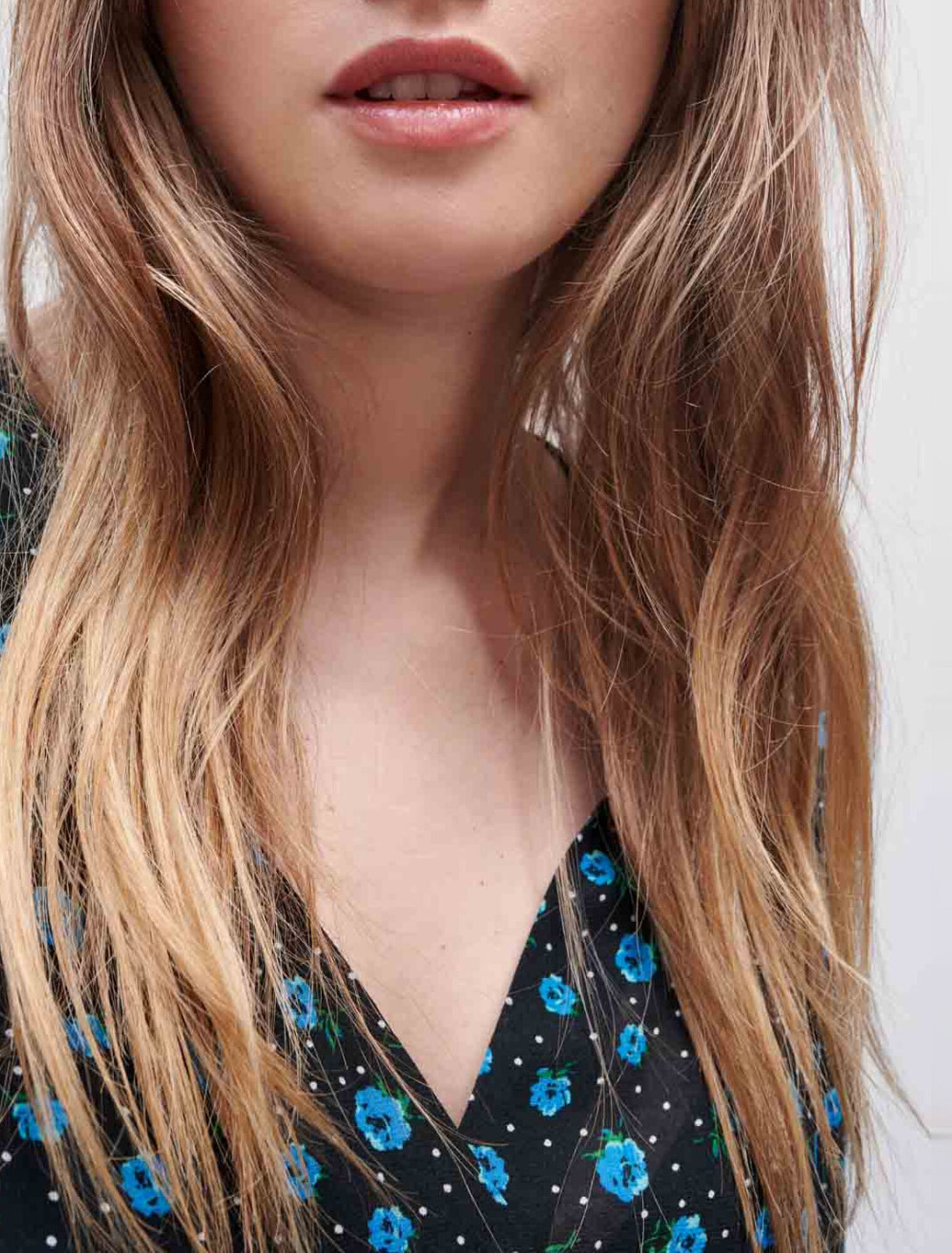 Robe en mousseline imprimée Léopard