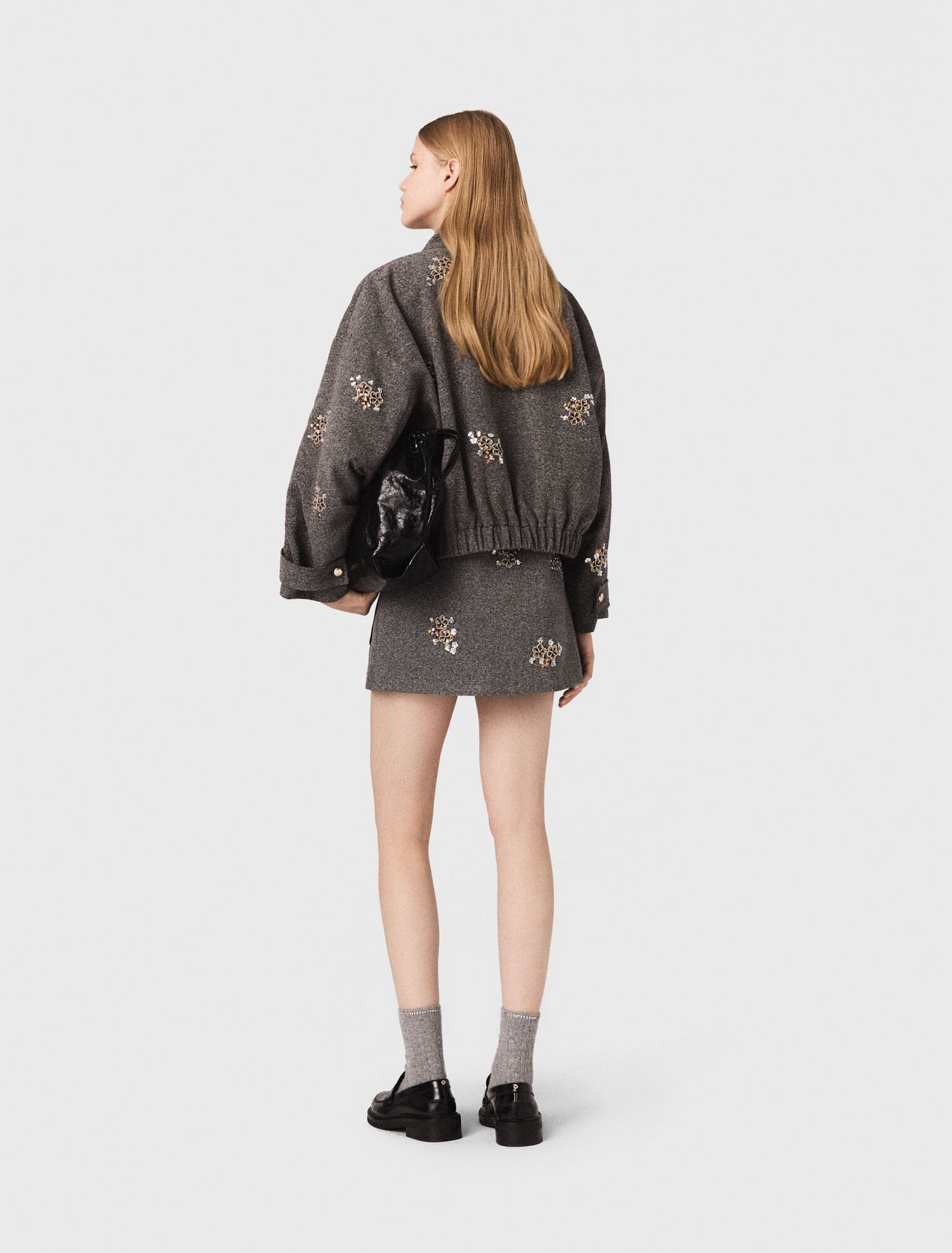 Blouson bombardier brodé