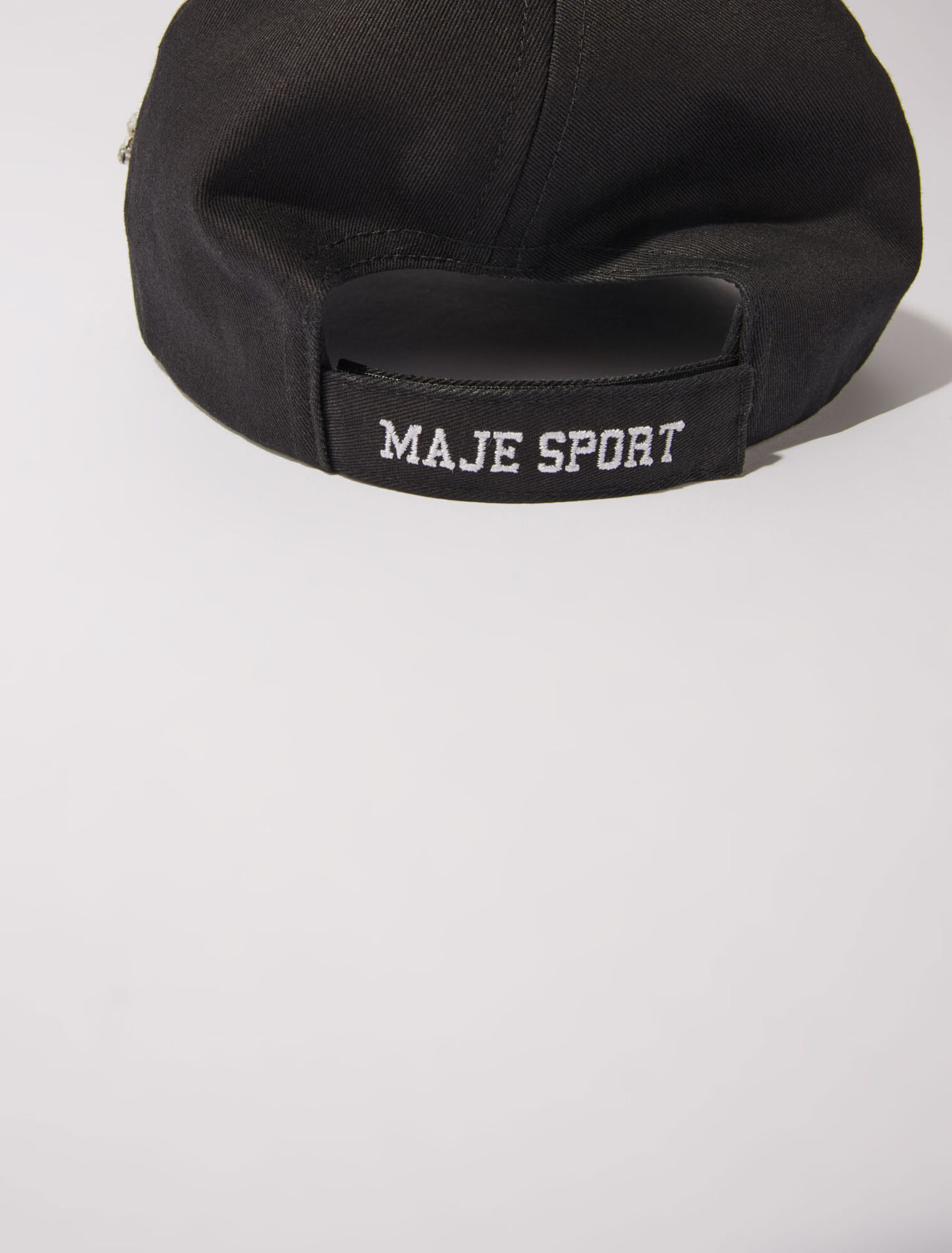 Casquette en coton et strass