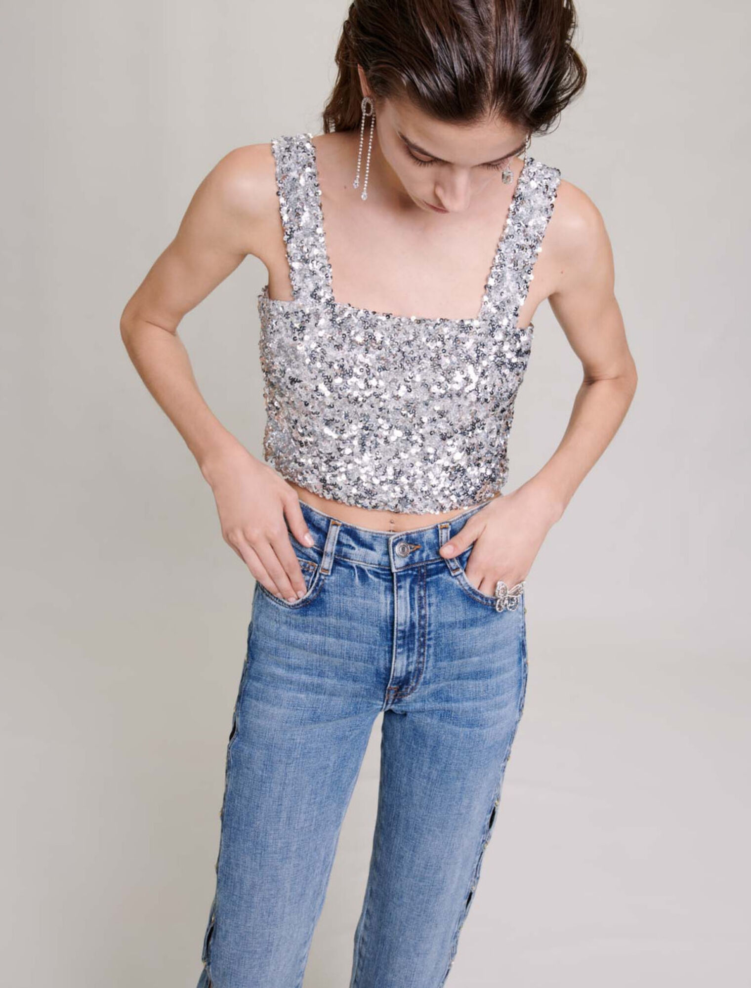 Top à sequins