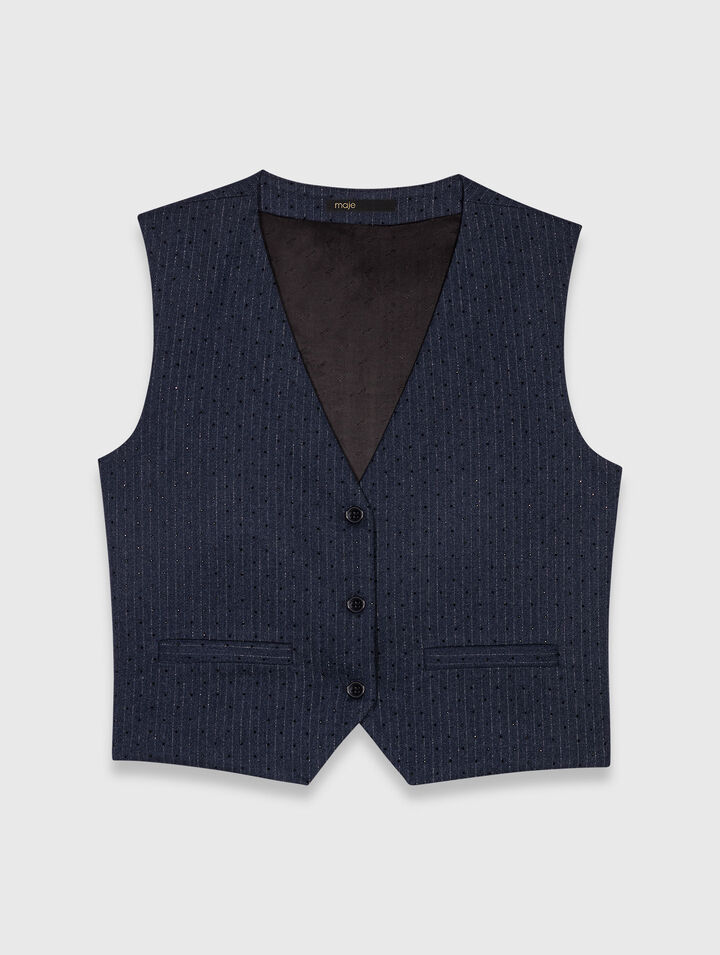 Veston de tailleur à strass