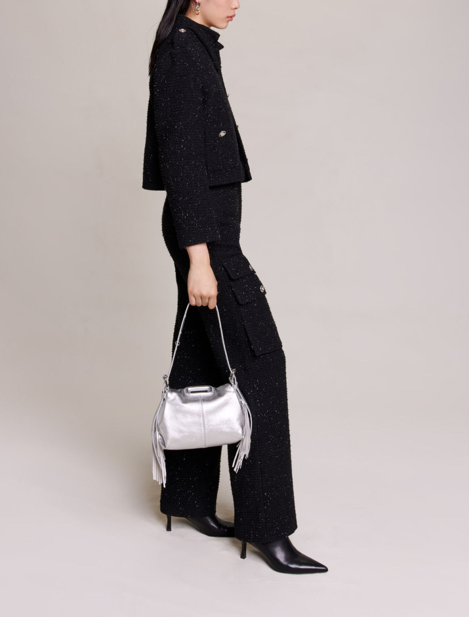 Pantalon en tweed