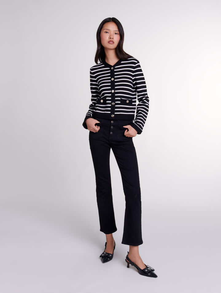 Cardigan à rayures 