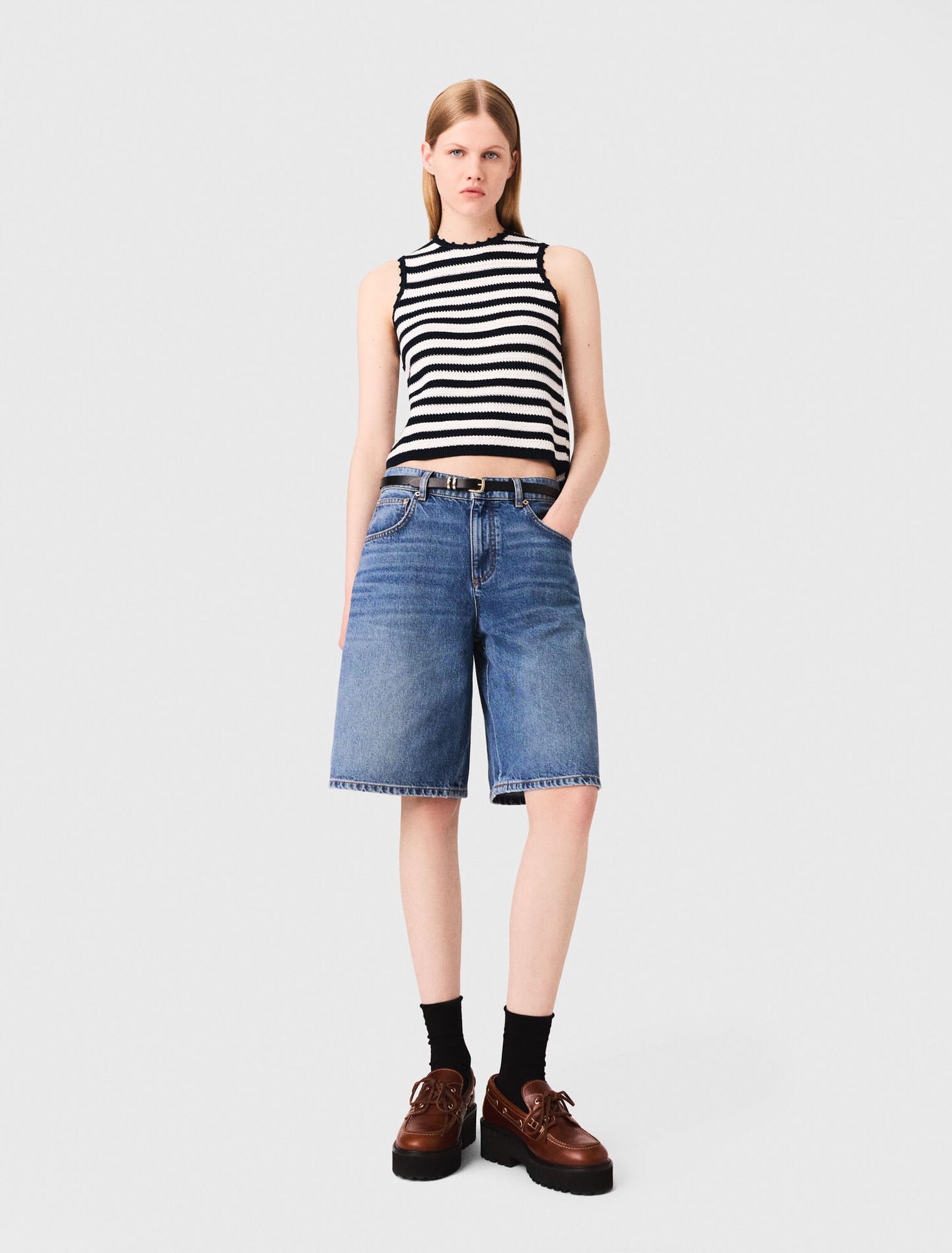 Bermuda en denim