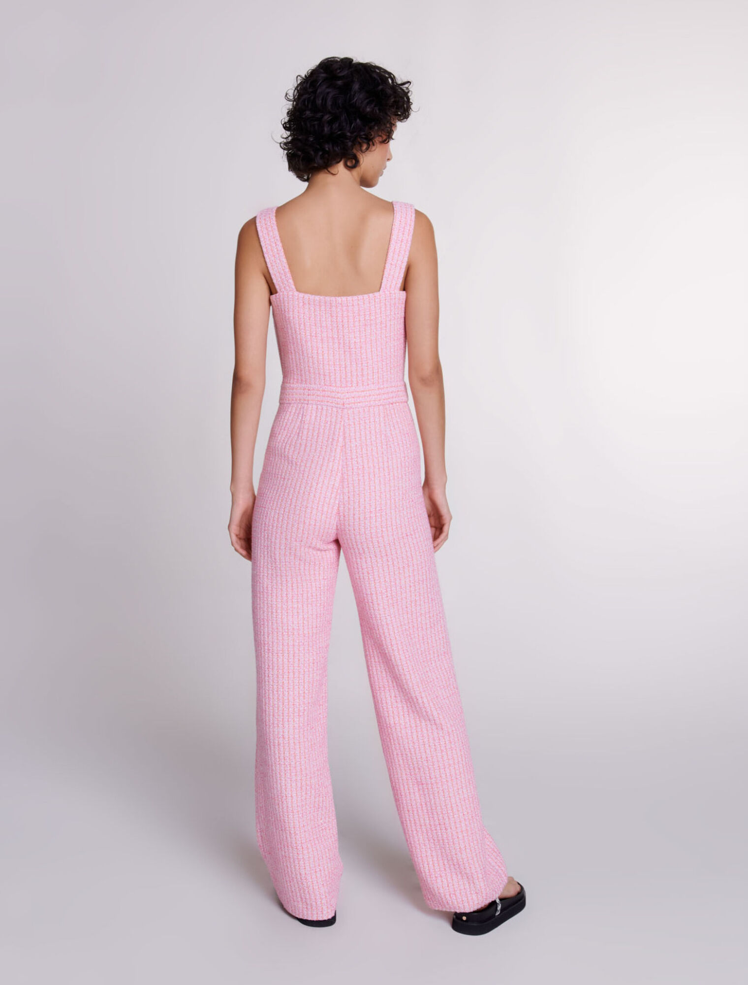 Salopette en tweed