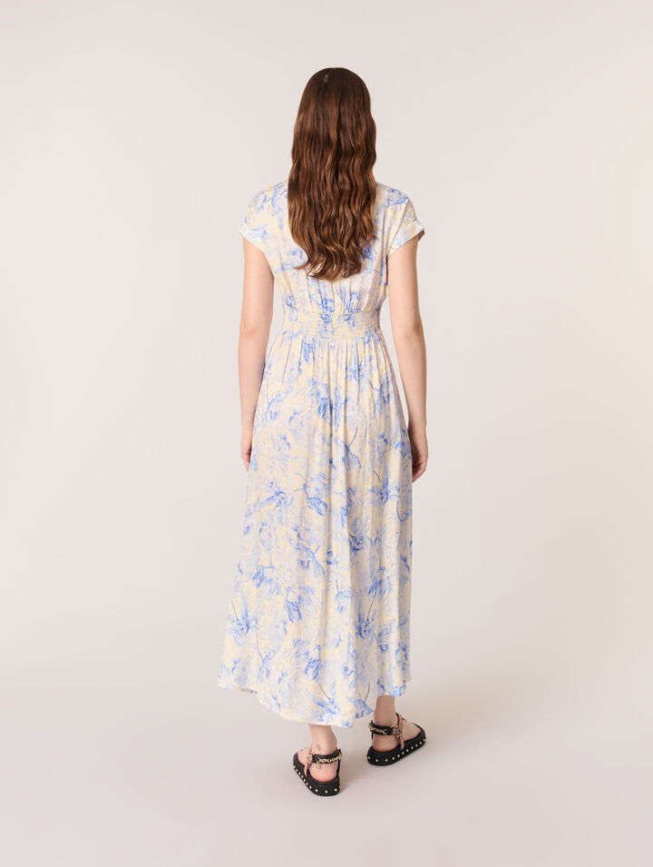 Robe longue imprimée