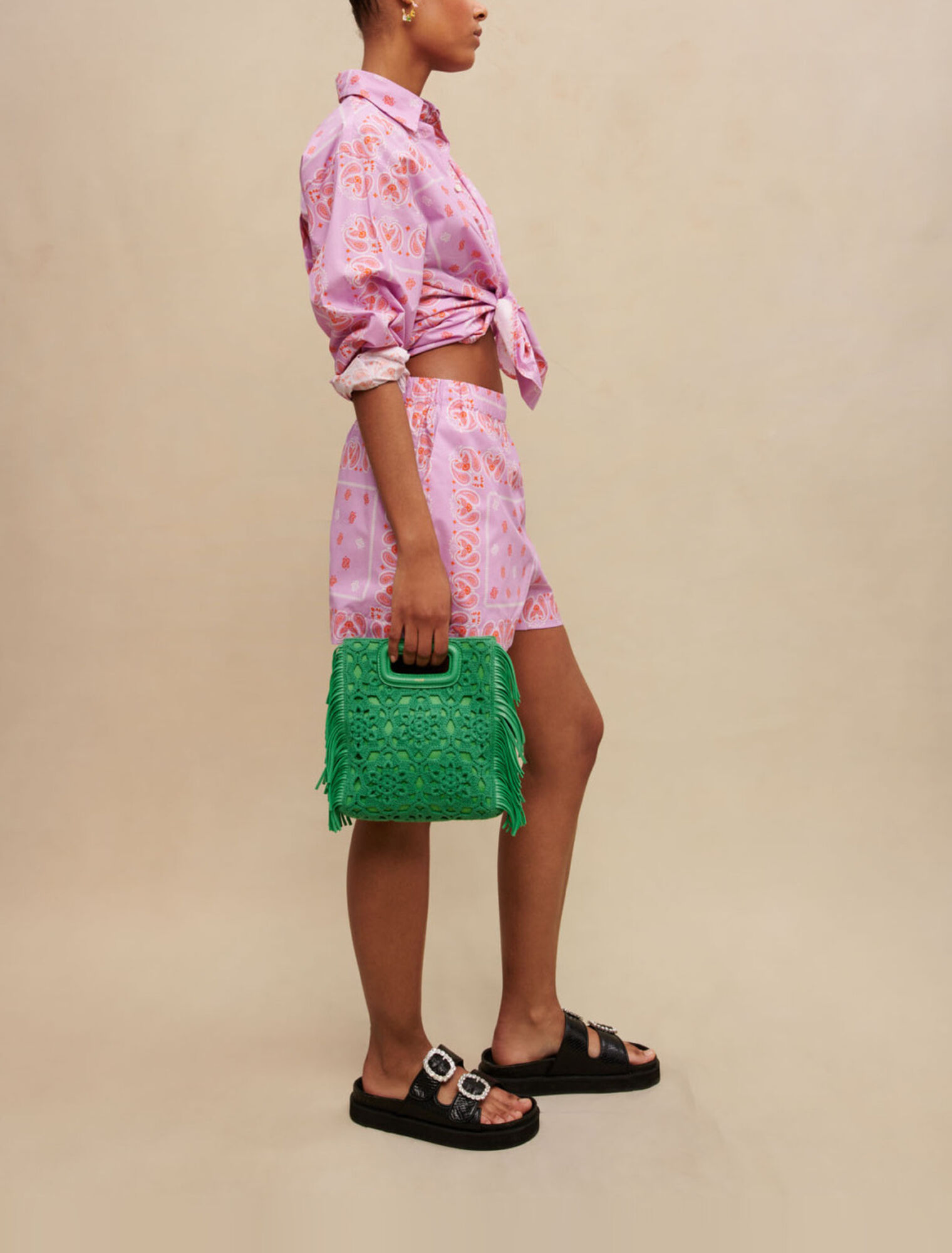 Short imprimé paisley