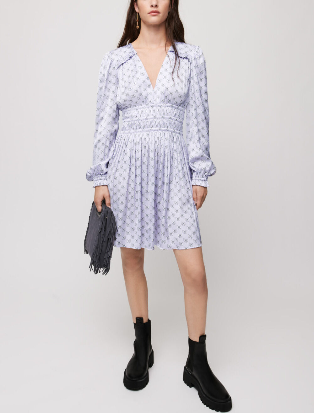 Robe smockée maje deals
