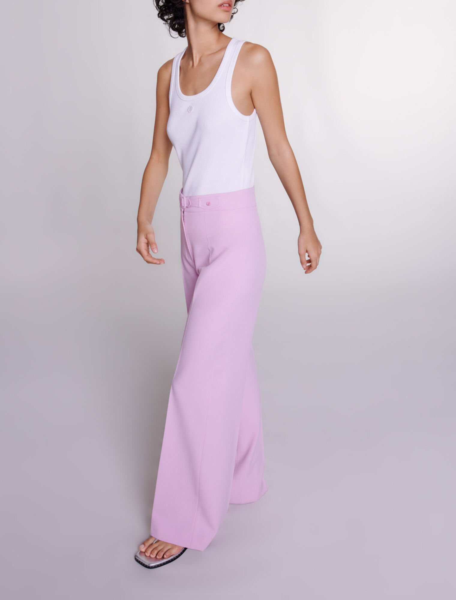 Pantalon de tailleur large