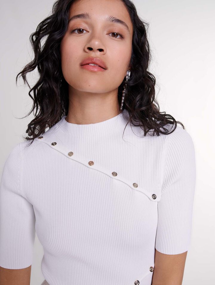 Robe courte en maille