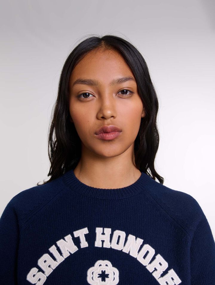 Pull en laine mélangée